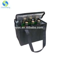 disposable insulated 6 pack beer can Polyester cooler bag